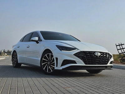 Hyundai Sonata 2021 US Specs Clean Car Full Option Top Luxury 1.6 Turbo Premium Condition-3