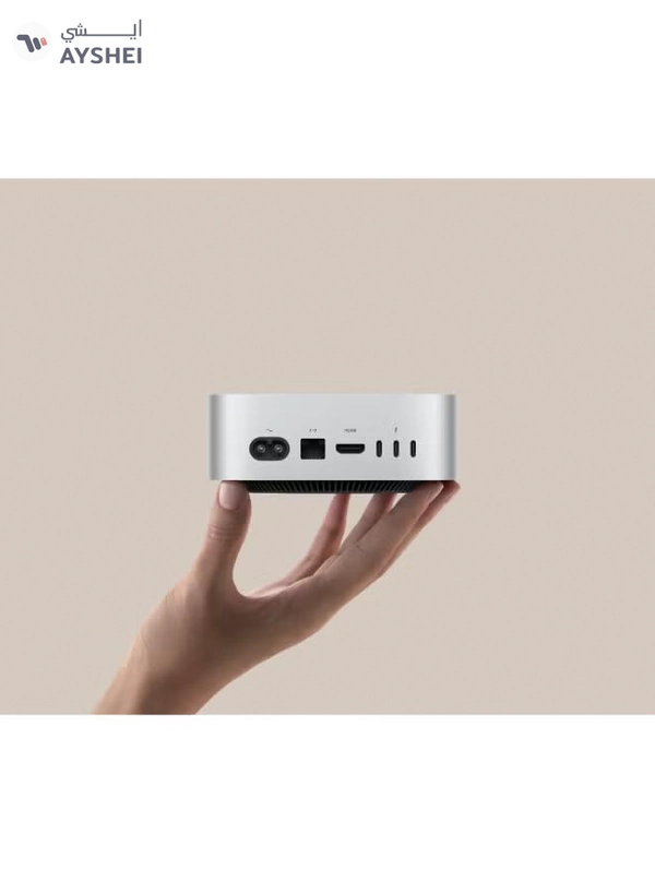 Apple Mac Mini, M4 Chip 10-Core CPU 10-Core GPU Processor/16GB RAM/256GB SSD/ Silver