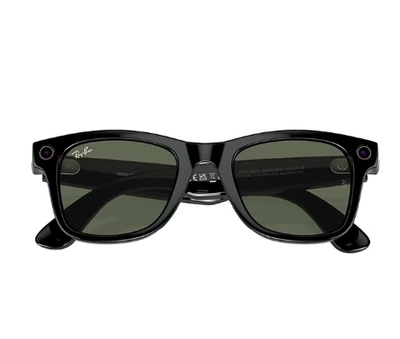 Meta Ray-Ban Meta Wayfarer RW4008 601/71 53 - Green Shiny Black-3