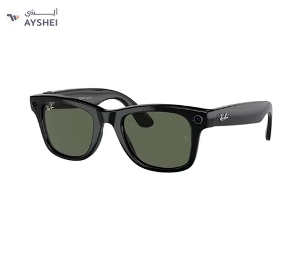 Meta Ray-Ban Meta Wayfarer RW4008 601/71 53 - Green Shiny Black