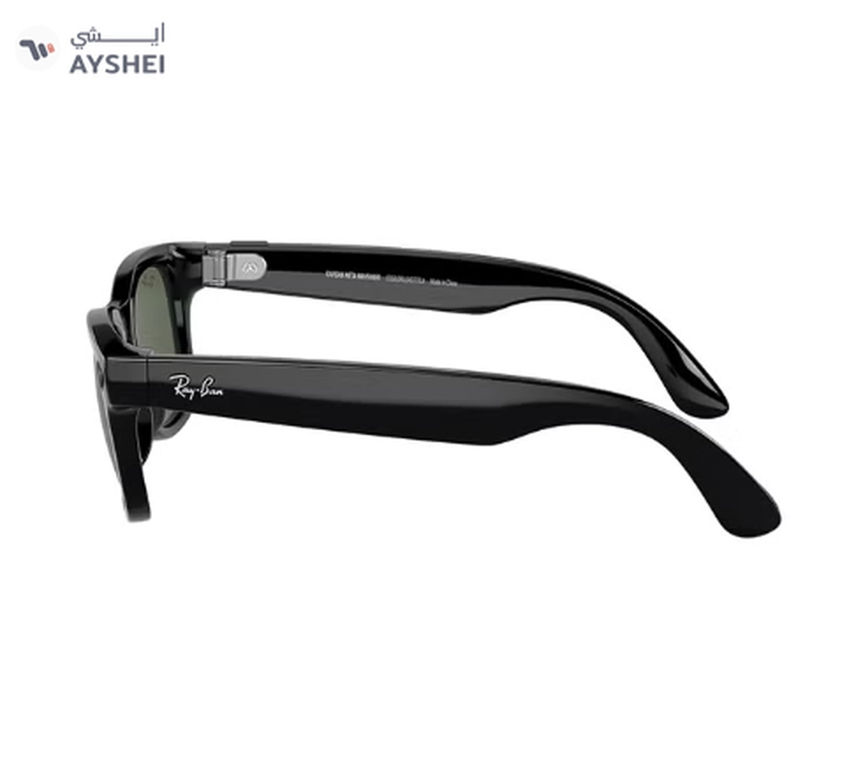 Meta Ray-Ban Meta Wayfarer RW4008 601/71 53 - Green Shiny Black-2-2