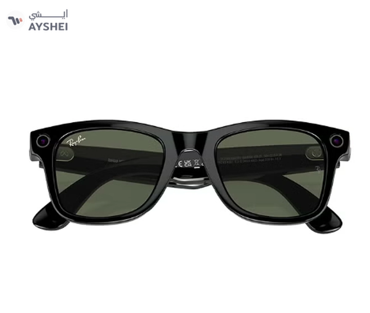 Meta Ray-Ban Meta Wayfarer RW4008 601/71 53 - Green Shiny Black-3-3