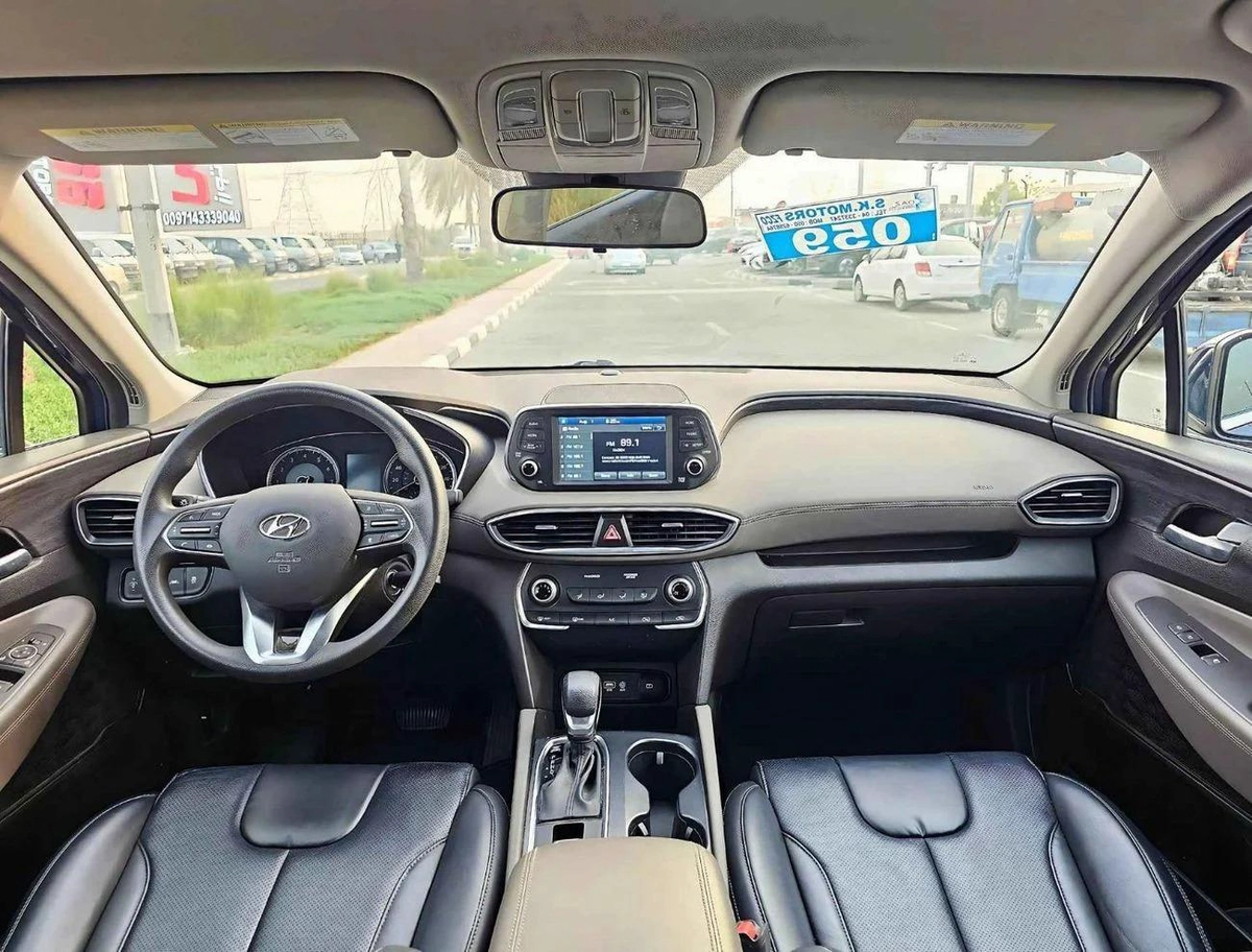 Hyundai Santa Fe SE/ RADAR/ LANE ASSIST/ LEATHER SEATS/ DVD CAMERA/ EXPORT ONLY / LOT# 35098-12-12