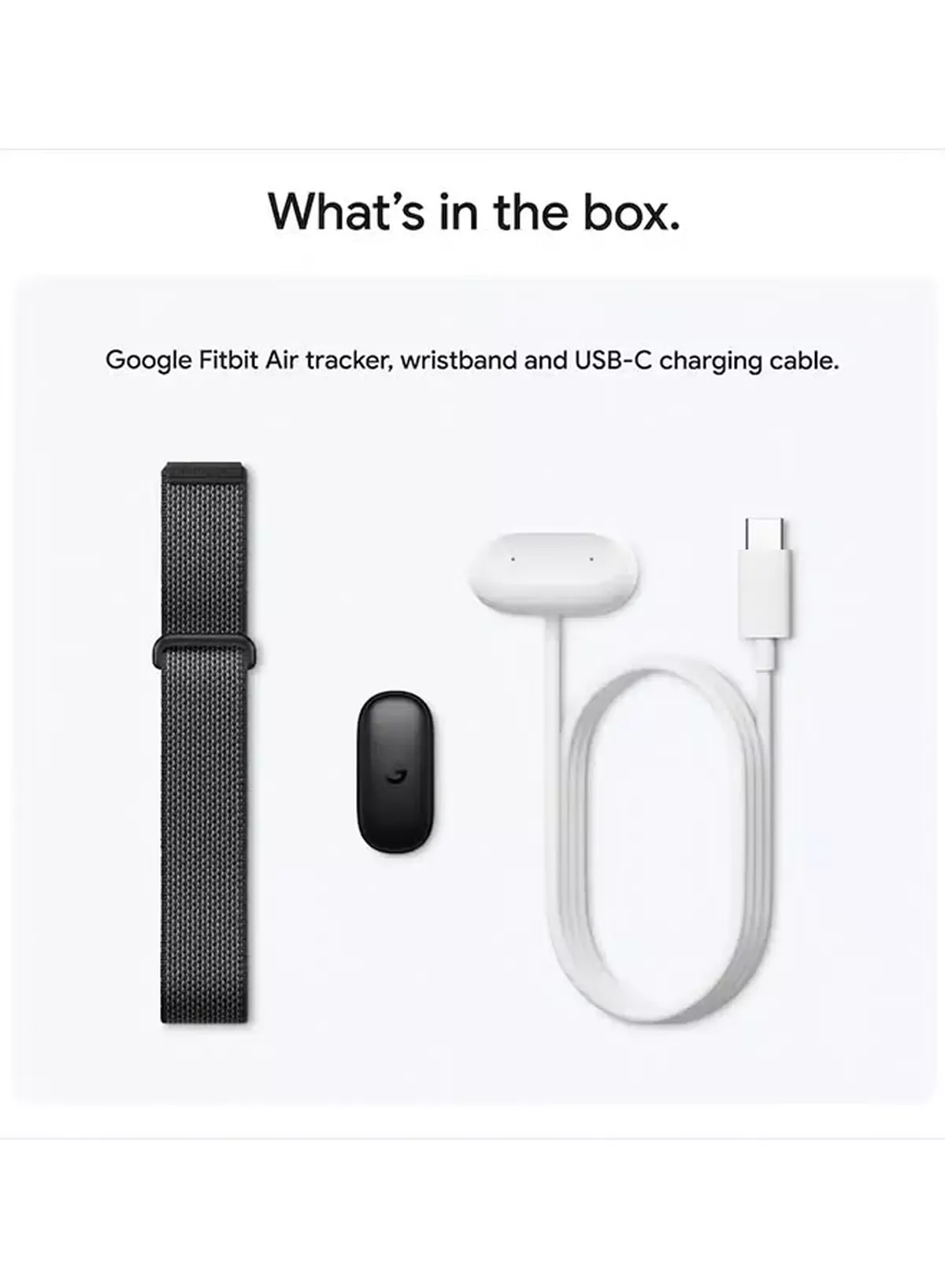 Google Fitbit Air - Screenless Fitness & Health Tracker with Heart Rate, Sleep and Activity Monitoring, AI-Powered Coaching, Up to 7 Days Battery Life, Compatible with iOS and Android, Obsidian-1-1