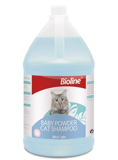 Bioline Baby Powder Cat Shampoo 3.8L-0