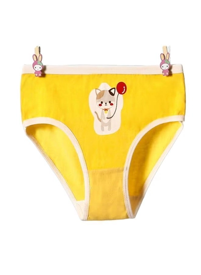 Babyqlo 4 Pack Cats Printed Panty Multicolour-1