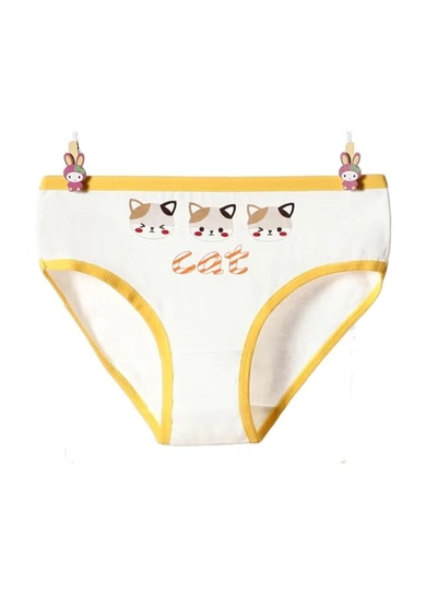 Babyqlo 4 Pack Cats Printed Panty Multicolour-3