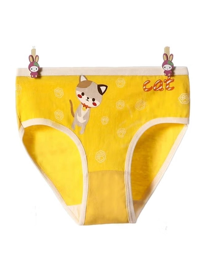 Babyqlo 4 Pack Cats Printed Panty Multicolour-4