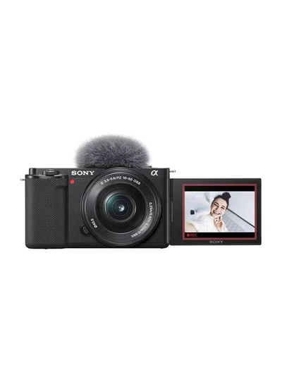 Sony Alpha ZV-E10L Interchangeable Lens Vlog Digital Camera, Large APS-C type 24.2-Megapixel Exmor CMOS Sensor With 16-50 mm Lens, 24.2MP, Black-4