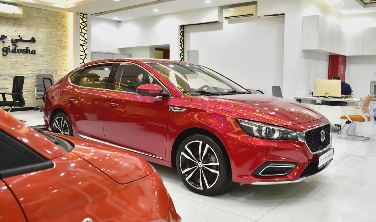 AED 587 EMi for 5Yrs | MG MG6 20T Trophy ( 2023 Model ) in Red Color GCC Specs-2-2
