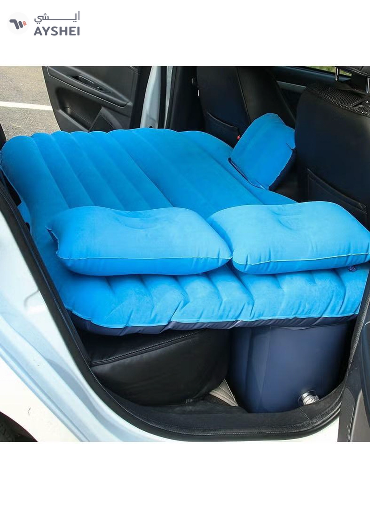 DubaiGallery Car tourist mattress inflatable bed with pillow camping mat self-driving ride sleeping mat picnic beach air mattress sleeping pad-1-1