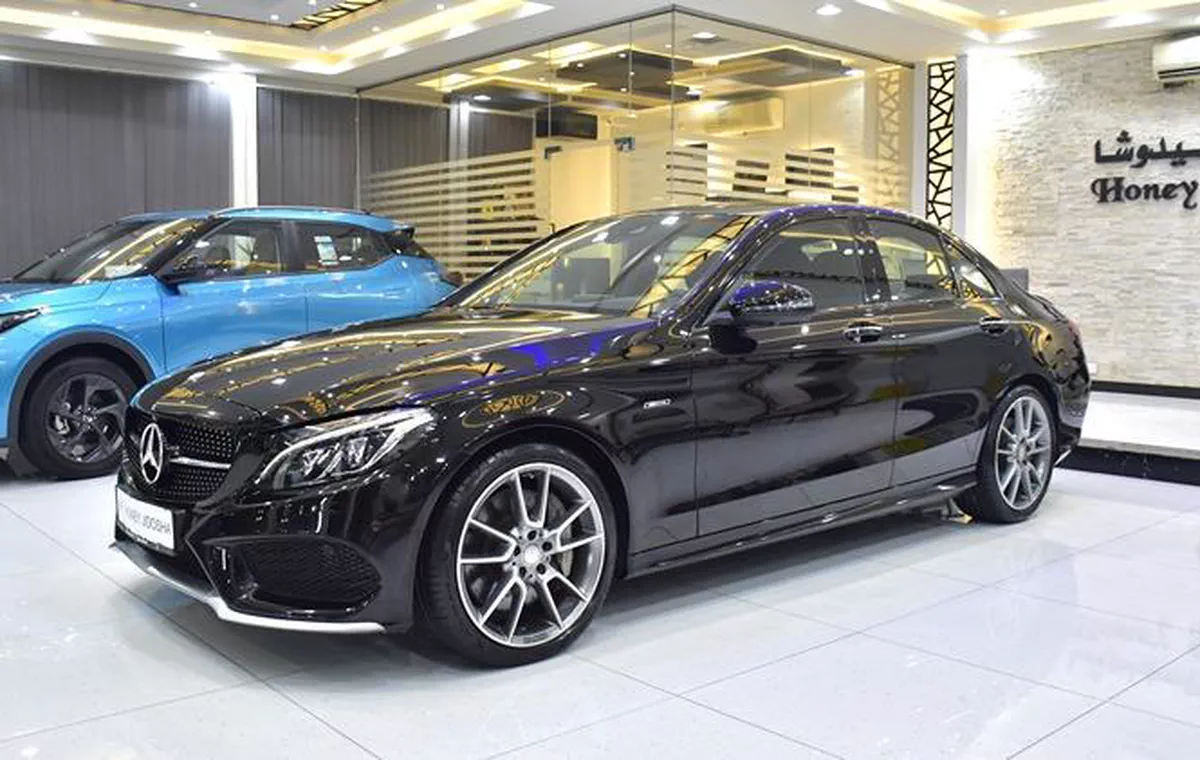 Mercedes Benz C450 4Matic ( 2016 Model ) in Black Color GCC Specs-7-7