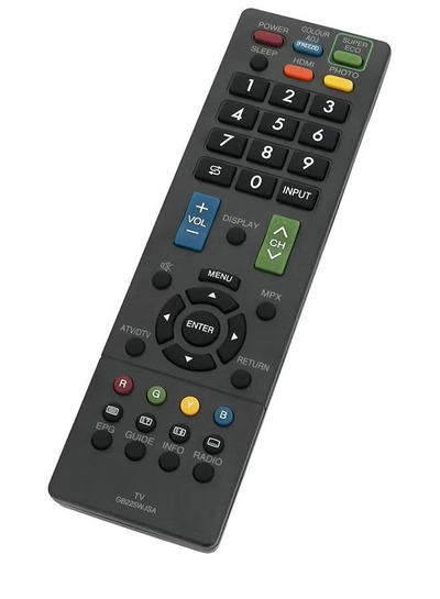 Eworld New Replacement Infrared Remote Control for Sharp TV Smart LED and LCD Televisions-1