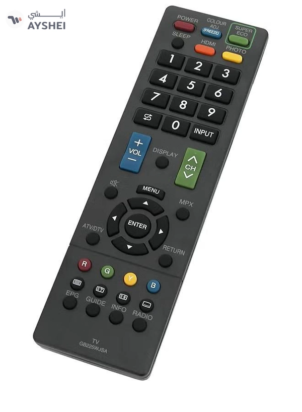 Eworld New Replacement Infrared Remote Control for Sharp TV Smart LED and LCD Televisions