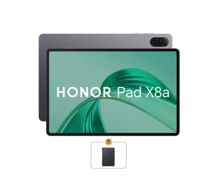 Honor Pad X8a 11-Inch Space Grey 4GB RAM 128GB Wi-Fi With Free Flip Cover - Middle East Version-0