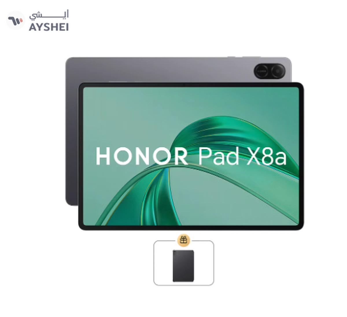 Honor Pad X8a 11-Inch Space Grey 4GB RAM 128GB Wi-Fi With Free Flip Cover - Middle East Version-0-0