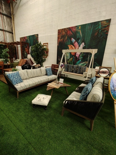 Coco Teak 3seater Sofa set (outdoor furniture)-0