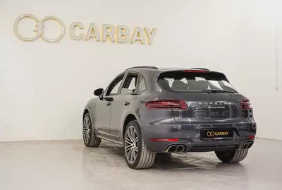 AED 2451 PM | PORSCHE MACAN TURBO 2017 | PARTIAL AGENCY HISTORY | PRISTINE CONDITION | GCC-6