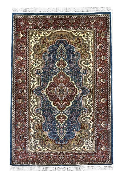 Antique handmade pashmina woolen carpet-0