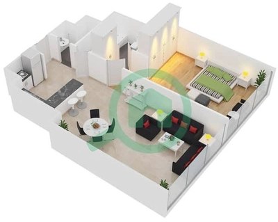 The Gate Tower 1, The Gate Tower, Shams Gate District, Shams Abu Dhabi, Al Reem Island, Abu Dhabi-1