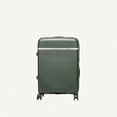 British Traveller 3-Piece Polypropylene Luggage Set | 20”, 24”, 28” Lightweight Suitcases with 360° Spinner Wheels, TSA Lock, Water & Scratch Resistant | Durable Hard Shell Trolley Bags with Telescopic Handle - Green-5