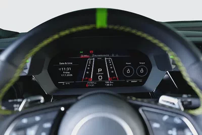 Audi RS3 Sedan-GCC-Exclusive Green Color-Full Leather Interior-Green Accents-Sports Exhaust-17