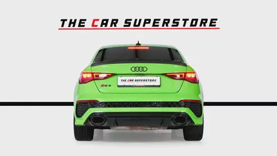 Audi RS3 Sedan-GCC-Exclusive Green Color-Full Leather Interior-Green Accents-Sports Exhaust-6