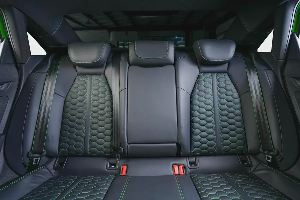 Audi RS3 Sedan-GCC-Exclusive Green Color-Full Leather Interior-Green Accents-Sports Exhaust-19-19