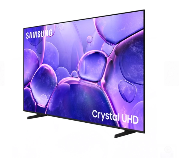 Samsung 70 Inch Crystal UHD TV, U8000F, 4K, Crystal Processor 4K, MetalStream Design, Knox Security, Endless Free Content, Smart TV, UA70U8000 (2025 - International Version) U8000F BLACK