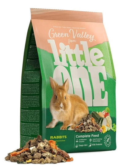  Little one Green Valley Fibrefood for Rabbits 750g-0