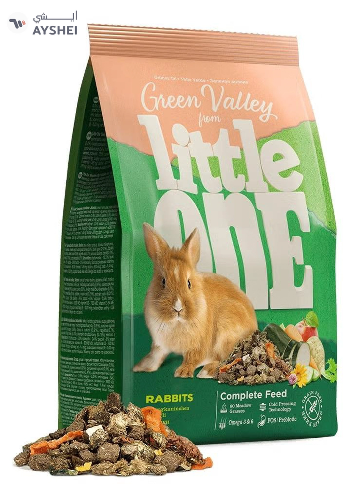  Little one Green Valley Fibrefood for Rabbits 750g