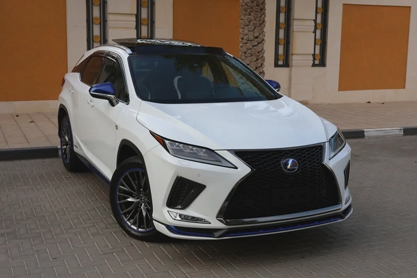 Lexus RX450h-F SPORT-2021-152000KM-GCC SPECS-EXCELLENT CONDITION full service history at Lexus