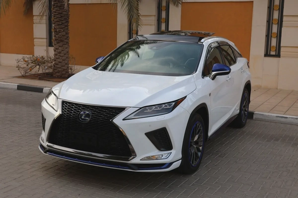 Lexus RX450h-F SPORT-2021-152000KM-GCC SPECS-EXCELLENT CONDITION full service history at Lexus