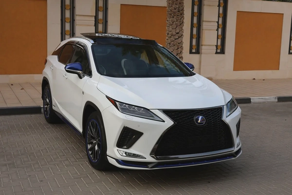 Lexus RX450h-F SPORT-2021-152000KM-GCC SPECS-EXCELLENT CONDITION full service history at Lexus