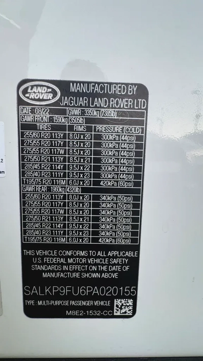 رنج روفر فوج موديل ٢٠٢٣ وارد امريكا كلين تايتل صبغ وكالة Range  Rover P400 SE 2023 | American Spec-14