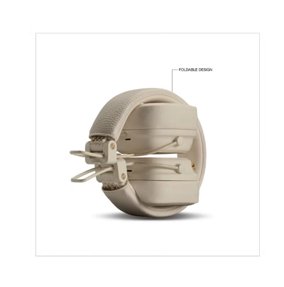 Marshall Major V On-Ear Bluetooth Wireless Headphone with 100+ Hours Playtime, Cream Beige-6