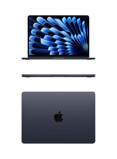 Apple New 2025 MacBook Air MW133 13-Inch Display, Apple M4 Chip 10-Core CPU 10-Core GPU Processor/16GB RAM/512GB SSD/macOS English/Arabic Midnight-1