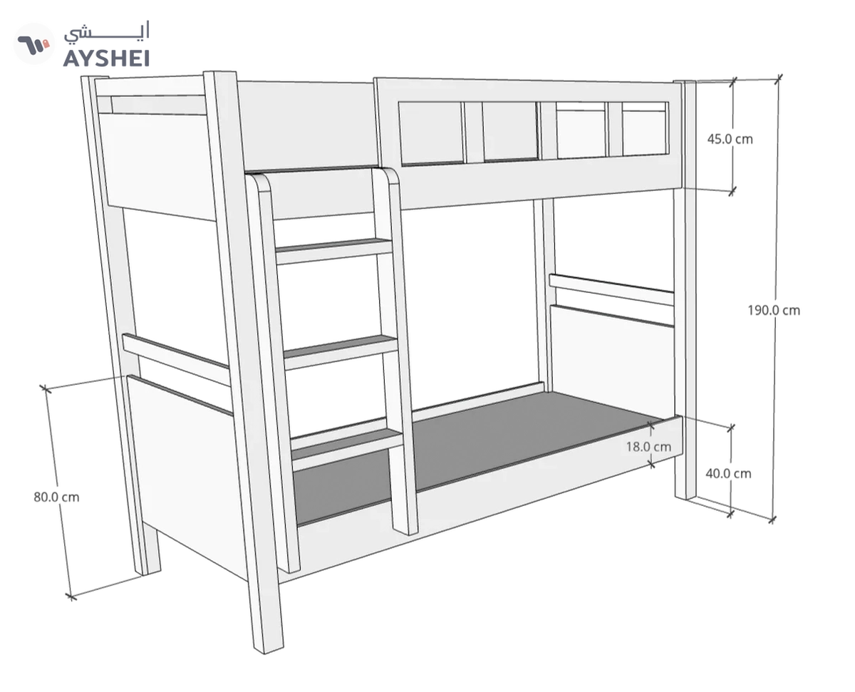 Fernando Bunk Bed-3-3