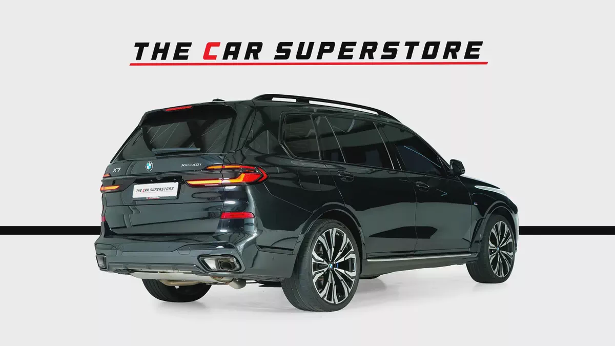 BMW X7 X-Drive 40i M Sport-Masterclass-GCC-7 Seats-BMW Warranty & Service  Until 30/06/2029-7-7