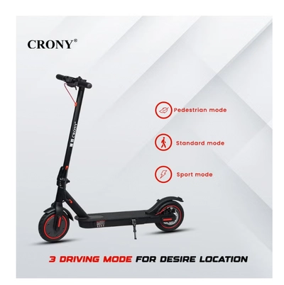 Crony M365 App E-Scooter | 45km/H High-Speed | 25KM Range | 250w Brushless Motor | Rear Disc Brake-1
