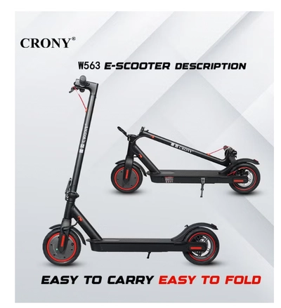 Crony M365 App E-Scooter | 45km/H High-Speed | 25KM Range | 250w Brushless Motor | Rear Disc Brake-6