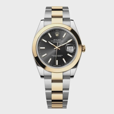 Rolex Datejust 41mm Steel & Yellow Gold Black dial Jubilee bracelet-0