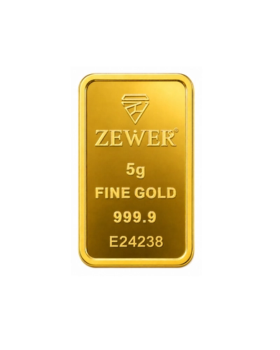Zewer 5g 24K 999.9 Fine Gold Bar with Burj Khalifa Design-3