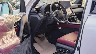 Lexus LX 600 – Luxury SUV in White with Red Interior-8