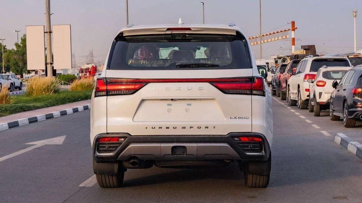 Lexus LX 600 – Luxury SUV in White with Red Interior-7-7