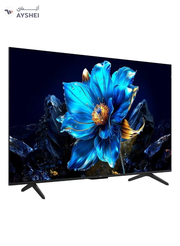 TCL 55-Inch P7K QLED 4K Smart TV + 2.0 Channel Premium Soundbar | [Google TV, AiPQ Processor, 60Hz, HDR10+, MEMC, Slim Uni-body] + [HDMI (ARC), USB, Bluetooth, FM Station, Aux] - (2025 Model) 55P7K+SOUNDBAR Black