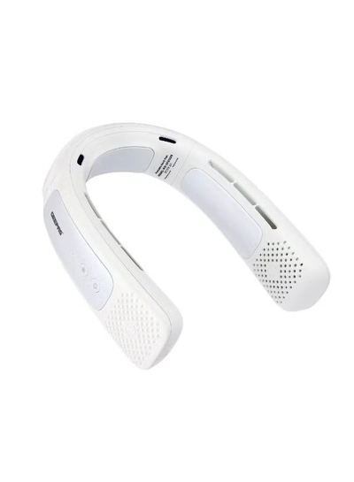 GEEPAS Cool Collar- Personal Neck Fan with 12 Hours Long Working Time, 3 Speed Levels/ Lightweight, Rechargeable for Indoor and Outdoor Use/ Silent, Safe and Secure GF21229 white-1