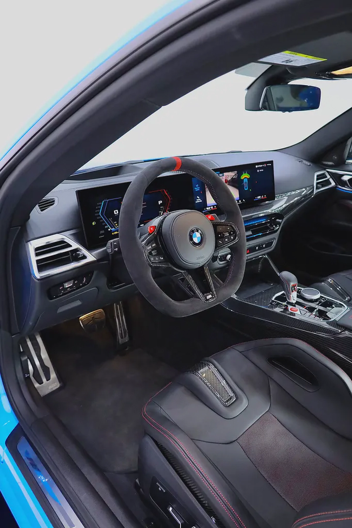 BMW M4 CS RIVERA BLUE + CARBON BUCKET SEATS + CARBON INTERIOR AND EXTERIOR + WARRANTY UPON REQUEST-4-4