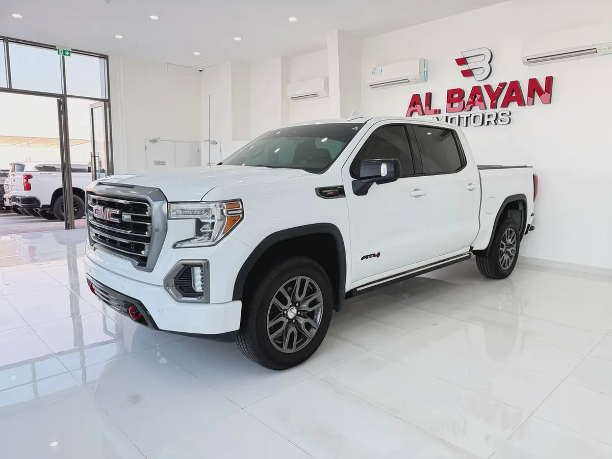 جي ام سي سييرا AT4 6.2L ابيض / رمادي خليجي بن حموده GMC Sierra 1500 AT4 2021, GCC Specs