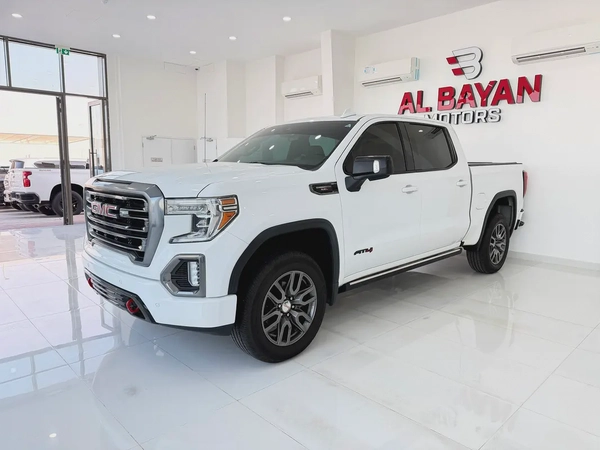 جي ام سي سييرا AT4 6.2L ابيض / رمادي خليجي بن حموده GMC Sierra 1500 AT4 2021, GCC Specs